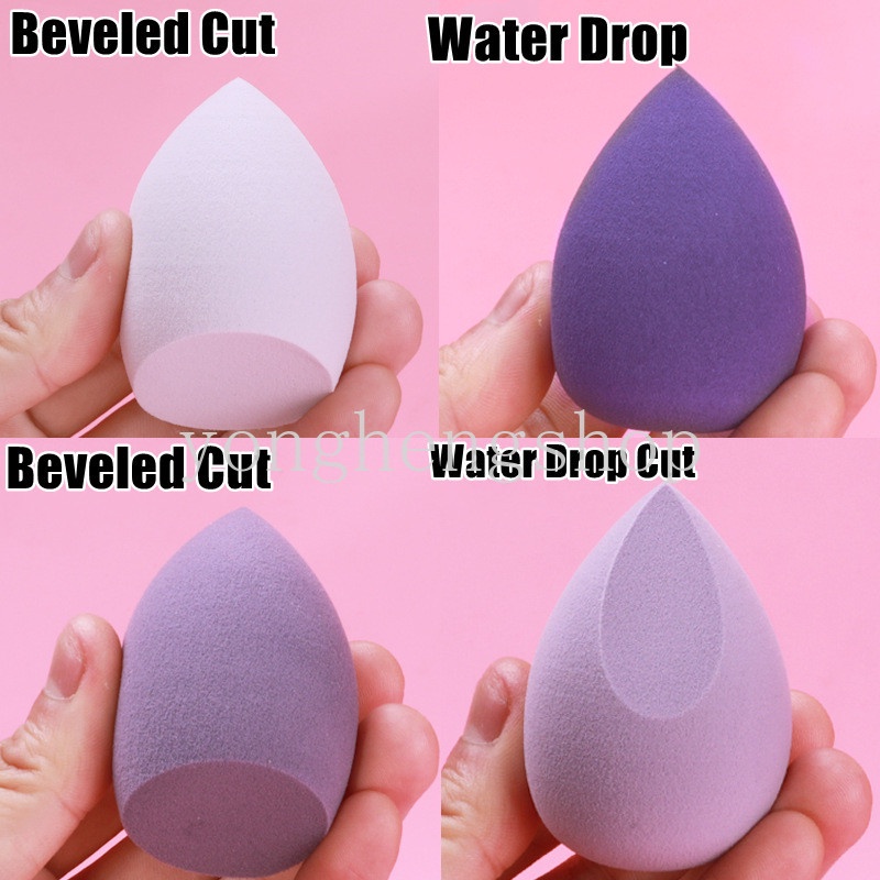 4pcs / set Spons Beauty Blender Bentuk Telur Untuk Makeup