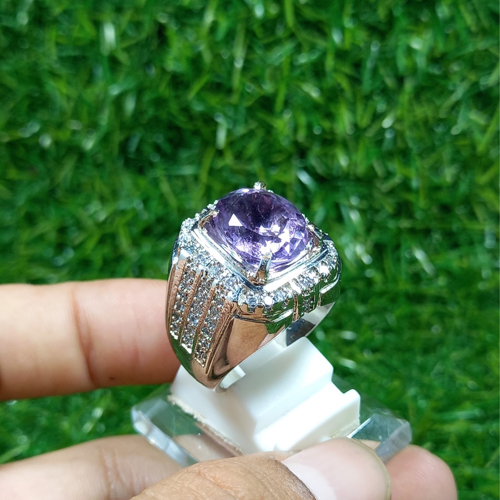 CINCIN KECUBUNG AMETHYST ASLI