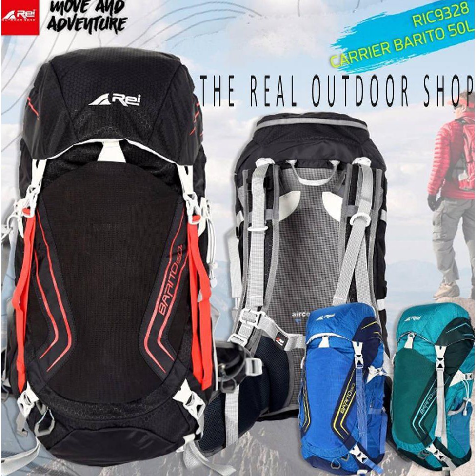 TERLARIS  TAS GUNUNG REI BARITO 50L TERBARU