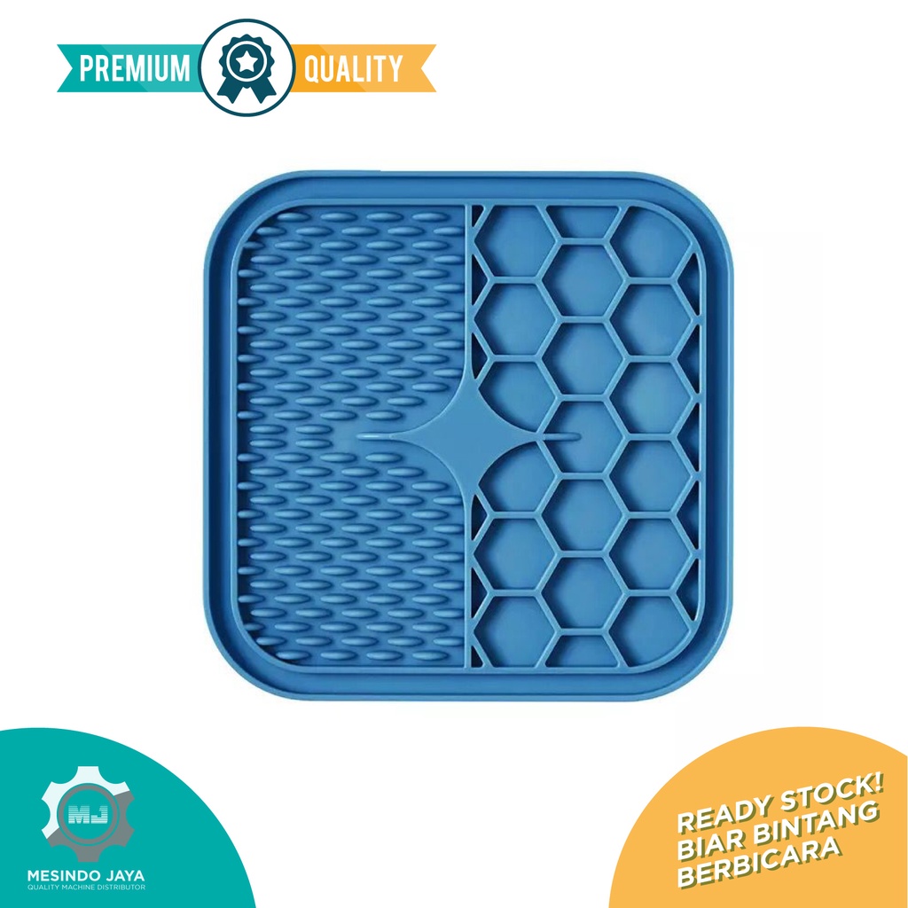 Pet Silicone Feeding Food Feeder, Treats Dog &amp; Cat Slow Food Pad Mat Silicone Feeder Food Pad Mat Dog Cat Slow Silikon makan anjing kucing