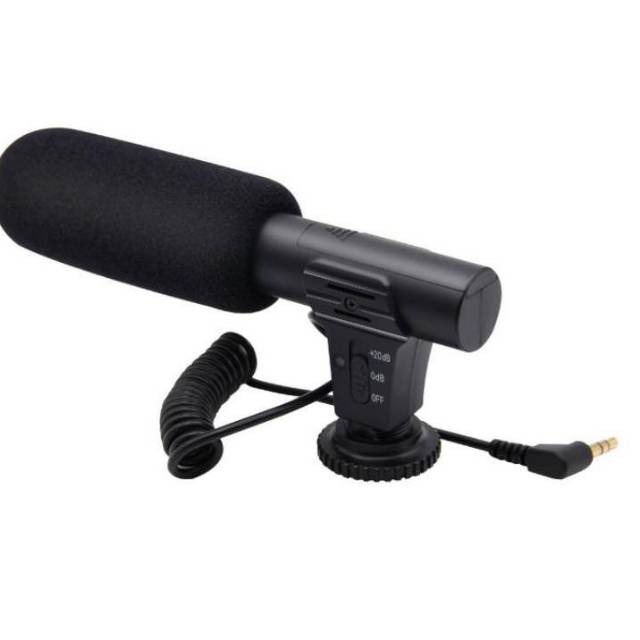 Microphone TaffSTUDIO Shotgun untuk DSLR - MIC-05 Hitam