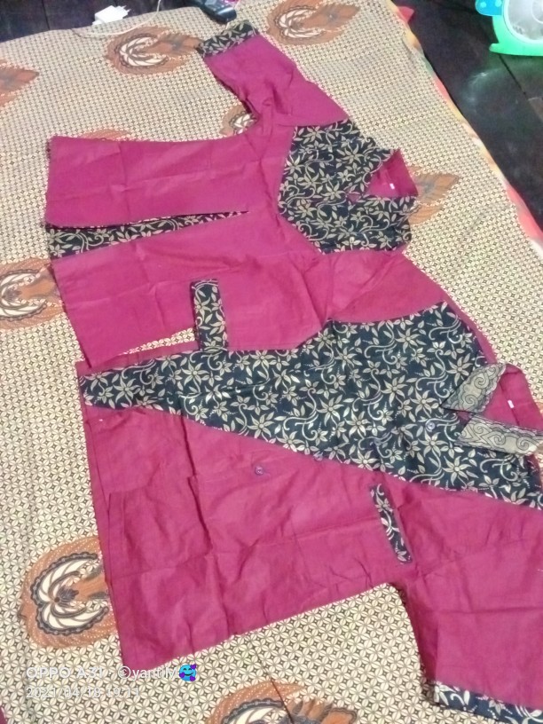 Maura Couple - Sania Ruffle Batik Couple Ori  Ndoro Jowi Dnt Garasi Termurah  Shopee - Couple Reno