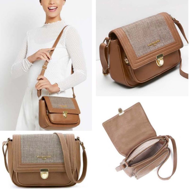 Tas Sophie Martin Paris selempang coklat Britt t6314b