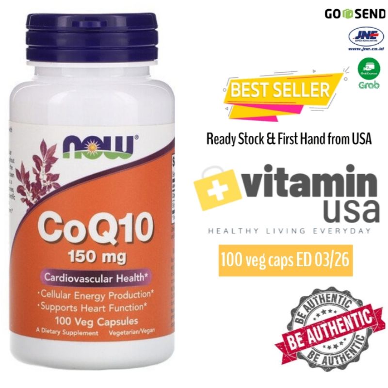 Now CoQ10 150mg 100 Veg Caps