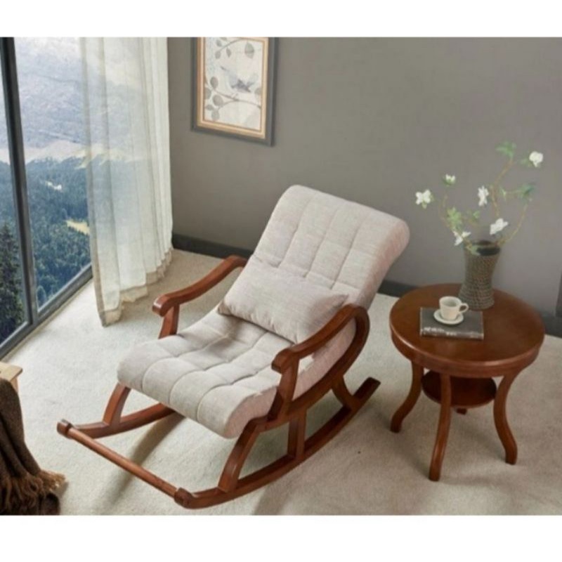 kursi goyang kayu jati kursi goyang jati Kursi goyang santai