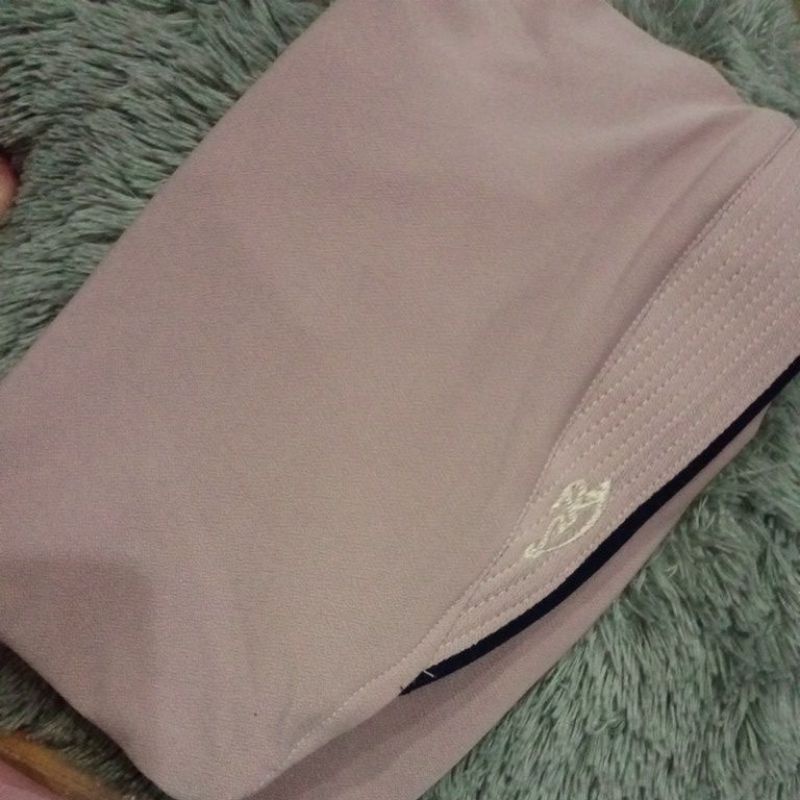 063 SYAR'I LIST ORI AREY HIJAB | JILBAB INSTAN KERUDUNG ORIGINAL-Pink nude