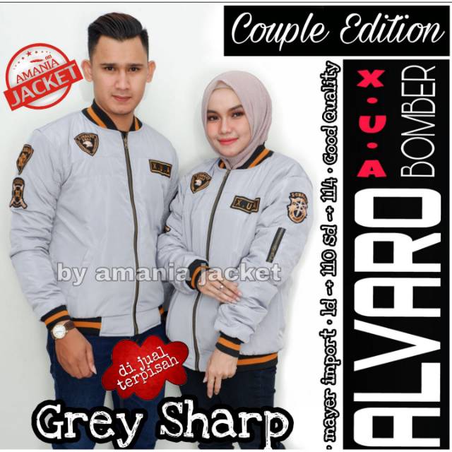 JAKET BOMBER ALVARO XUA/JAKET BOMBER COUPLE/JAKET BOMBER MURAH