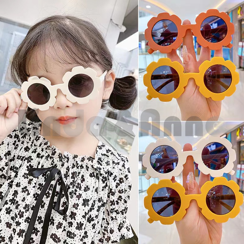 [ COD ] Kacamata Hitam Anak New Trend/Fashion Anak Terbaru Bunga - Kacamata Hitam Anak High Quality Import