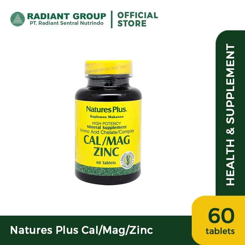 Natures Plus Cal Mag Zinc 60 Tablet