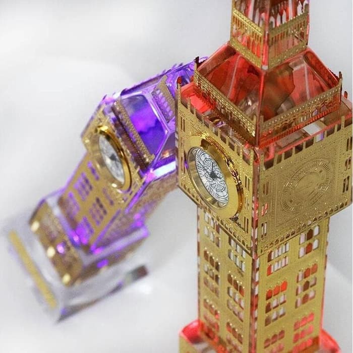 Souvenir Crystal Big Ben London 22Cm w/ JAM / Souvenir London