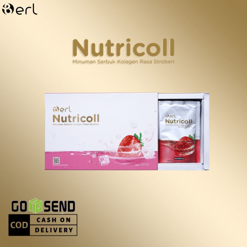 

B Erl Nutricoll by B Erl Cosmetics Minuman Serbuk Kolagen Rasa Stroberi