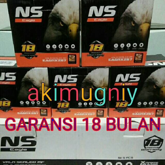 Jual aki motor gsx r150 garansi 18 bulan ytz6v gtz6v gtz7s ns eagle
