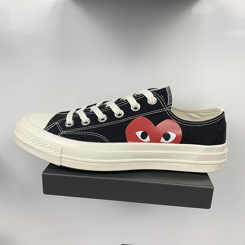 red heart converse low top