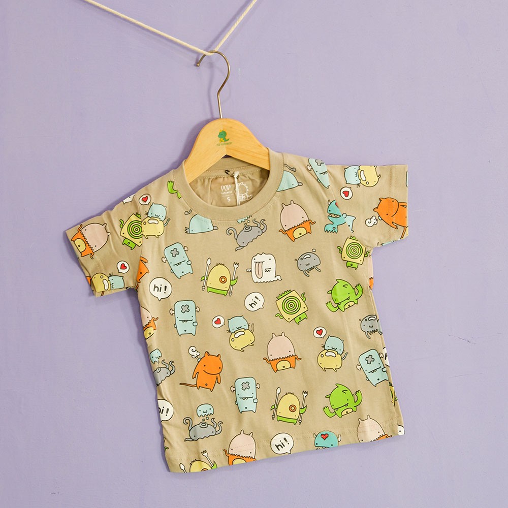 

Pop Kidswear Baby Alien Tee / Kaos Anak Full Print 1-8 Tahun Unisex