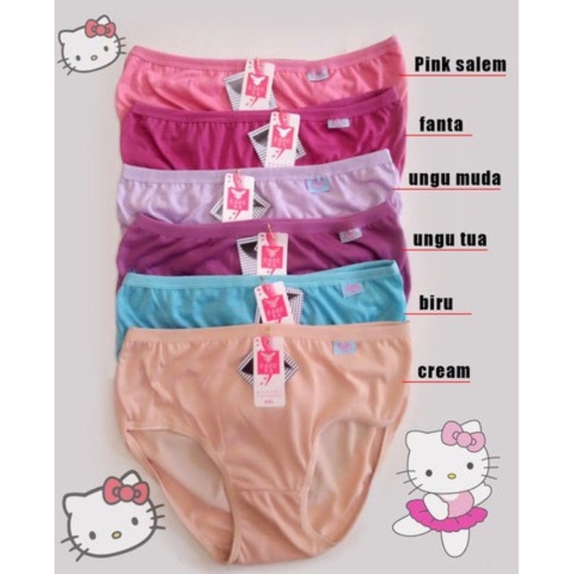 UNDIES CELANA DALAM WANITA POLOS ESSE SIZE M,L,XXL, SYBER GIRL, CHAOJI