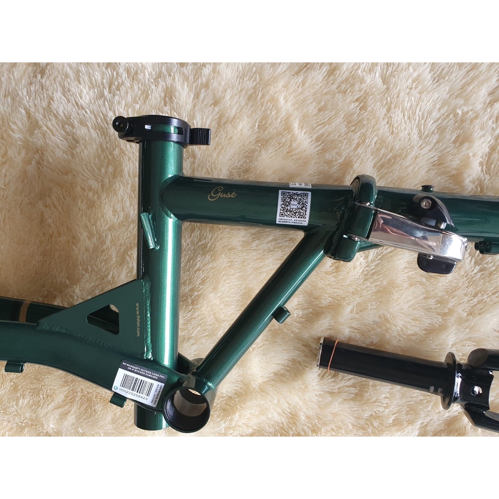 Frame Fork fnhon Gust Hijau 20 inch V brake