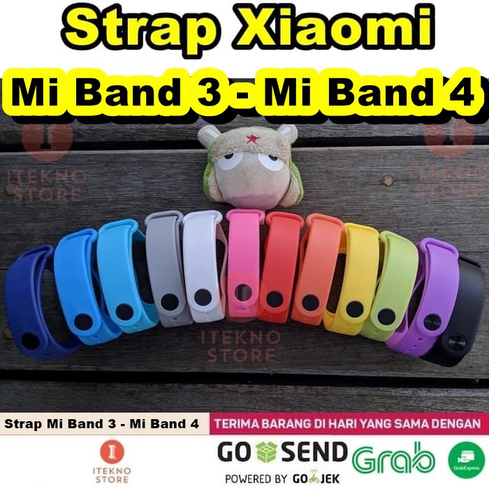 Strap Xiaomi Mi Band 4 / Mi Band 3 Silikon - Replacement Silicone Miband 4