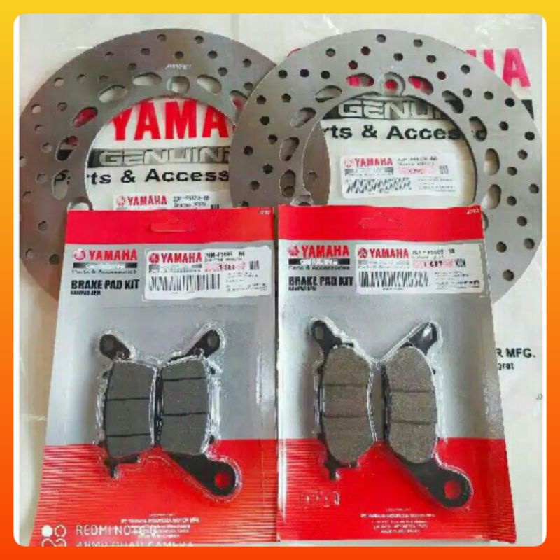 Piringan cakram depan belakang yamaha Nmax abs non abs (gratis kampas rem 1set) original sunstar 2DP