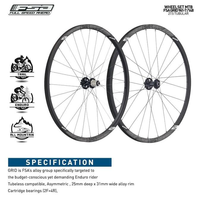 Wheelset Mtb Fsa Grid
