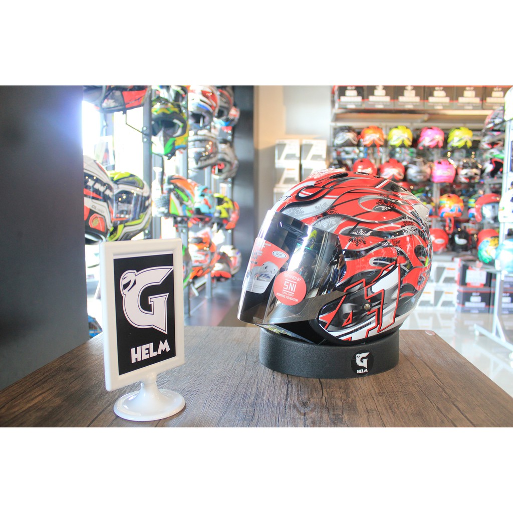 Helm Halfface Scott Haga Not Arai Ram 4 Haga