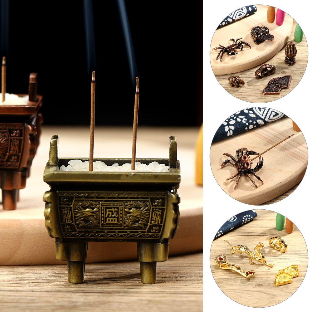 Tempat Dupa Nanas Gadget Buddhisme Mini Teahouse Ornament Joss-stick Base