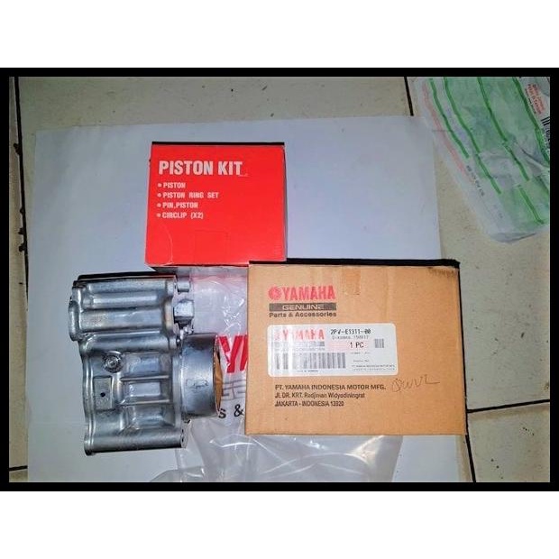 Blok Seher & Blok Mesin Mx King Set Piston Original Yamaha