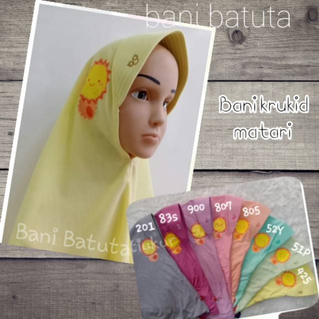 JILBAB ANAK RABBANI BANI KRUKID MATARI