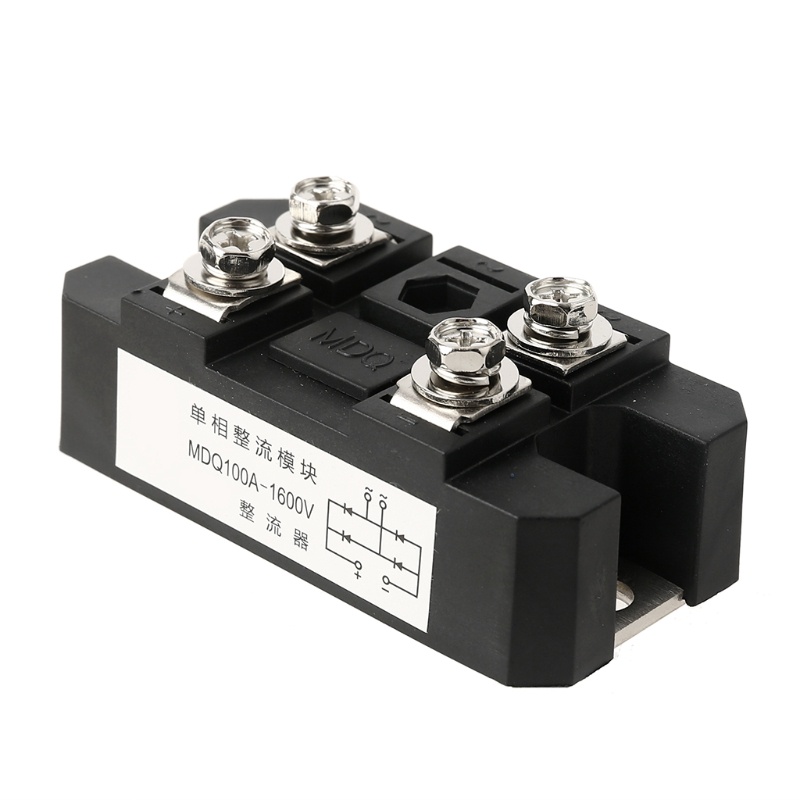 Btsg MDQ 100A High Power 1600V Single Phase Diode Silicon Untuk Case Bridge Rectifier 4terminas Rectifier Module