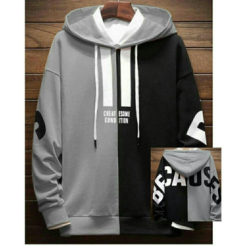 (COD) Sweater Hoodie Sebastian Varian Warna / Pakaian Pria / Sweater