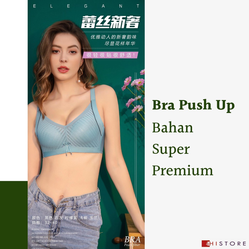 [HI] Bra Push Up Cup 3/4B Pakaian Dalam Wanita BH Sexy Bahan Super Premium 2022