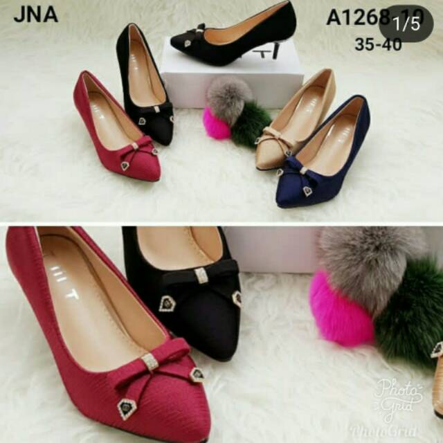 Sepatu heels wanita satin  TMT A1268-10