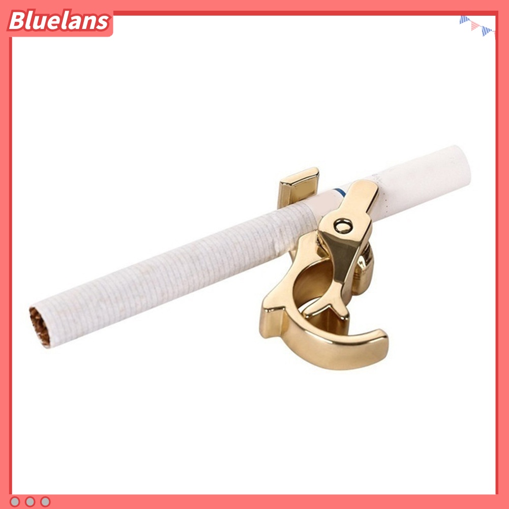 Bluelans Cincin Holder Rokok Bahan Metal Tahan Lama