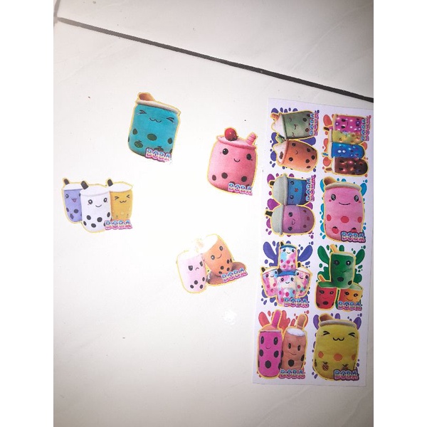 

stiker boba