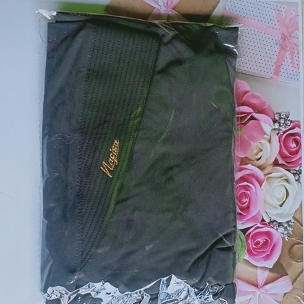 Jilbab Instan Nasra Rempel By Nafisha Hijab-ABU TUA