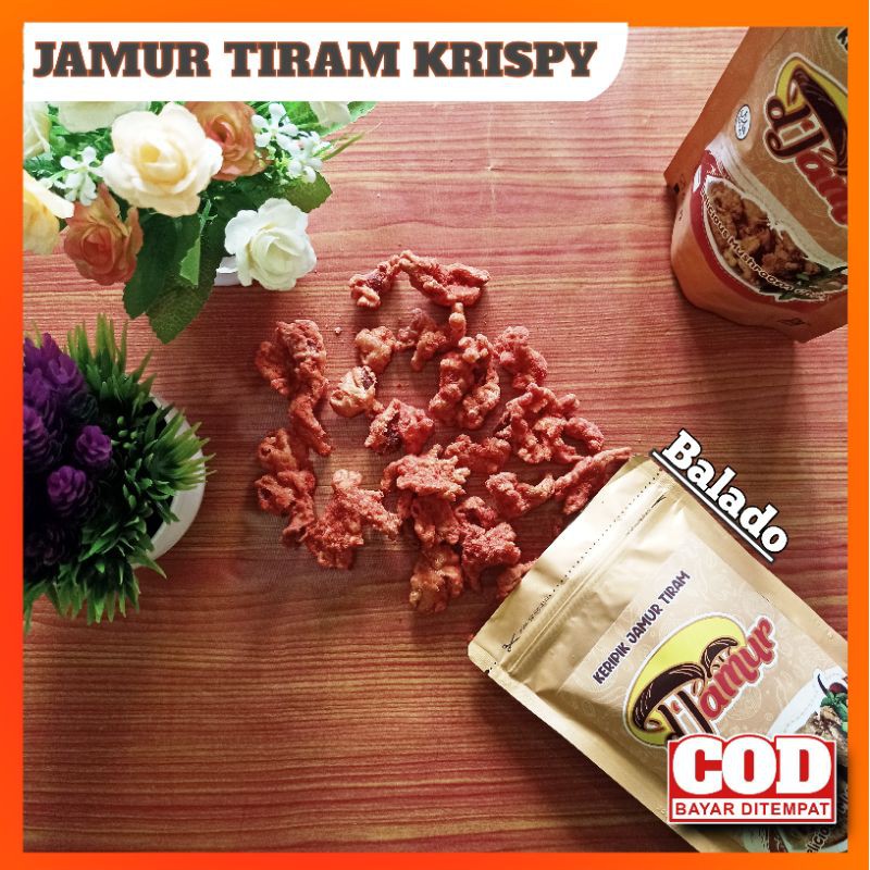 

Balado Keripik Jamur Tiram Jamur Krispy 80 gram Mushroom Crispy Renyah Murah Meriah Diskon Bisa COD