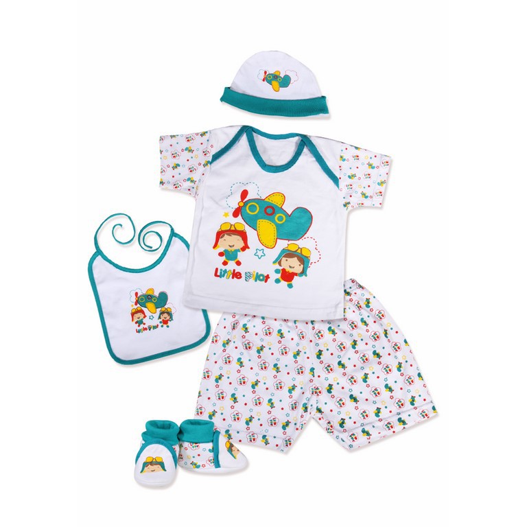 Kiddy Baju Set Bayi / Baby Gift Set Lucu Kiddy Free Kertas Kado Dan Ucapan