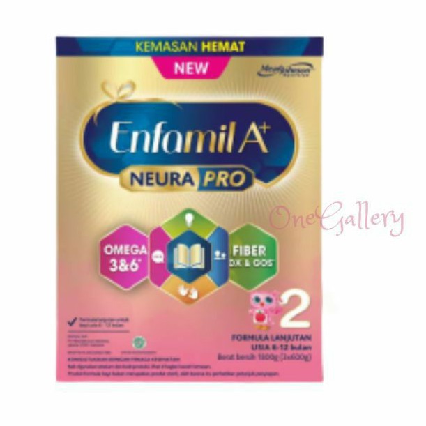 Enfamil A+ 2 [3 x 600gr] 1800gr MFGM Pro
