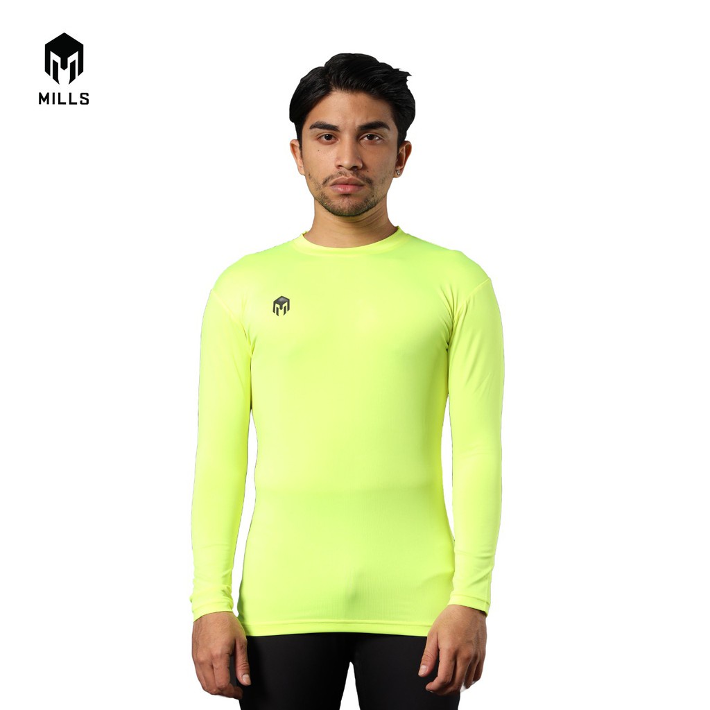 BASELAYER LONG SLEEVE MILLS 11002 BAJU DALAMAN MILLS JERSEY TIMNAS GARUDA INDONESIA ORIGINAL