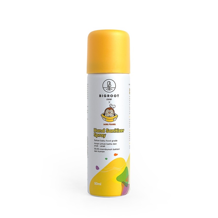 Bigroot Care Hand Sanitizer Spray Sang Pisang Pembersih Tangan 50ml