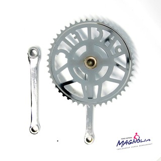 Magnolia Crank Set Jengki / Sepeda Mini / Gir Tengah