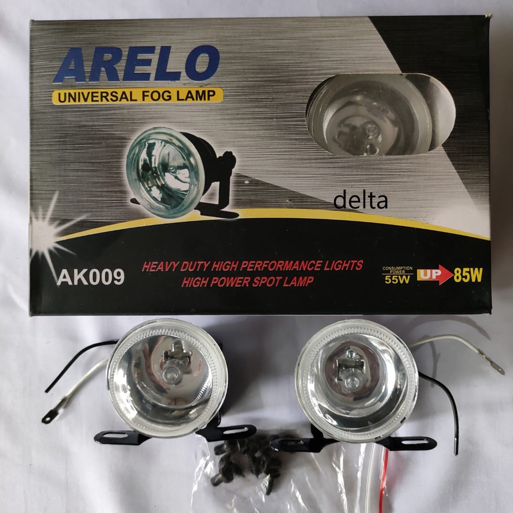 Foglamp/Lampu kabut Tanduk mata kucing/BUMPER DEPAN 6,2cm (2pcs)