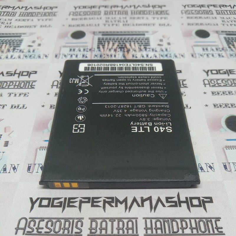 BATRE BATREI BATERAI BATTERY ADVAN S40 S 40 LTE LITE S40LTE S40LITE (5800 mAh) ORIGINAL BATTERY HAND