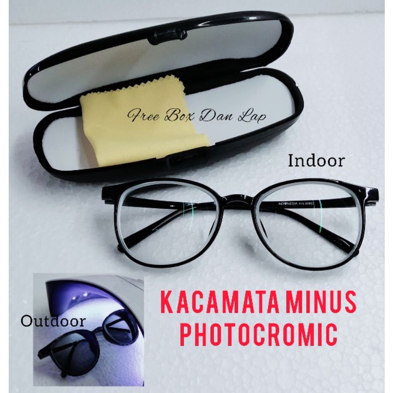 KACAMATA MINUS PHOTOCROMIC -0.50 SD -12.00 KACAMATA MINUS PRIA DAN WANITA KACAMATA MINUS KACAMATA