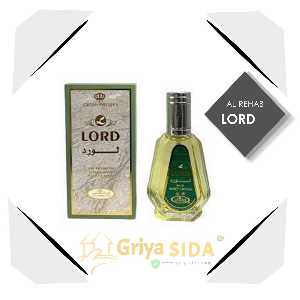 Parfum al rehab lord 50ml original minyak wangi alrehab spray aroma Lord best PROMO!