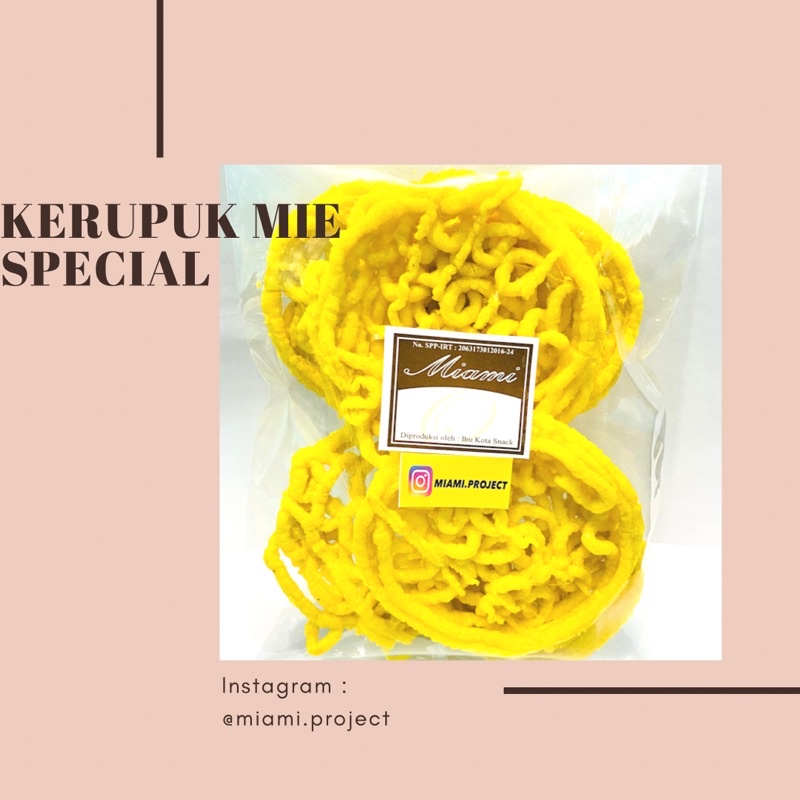 KERUPUK MIE KUNING ASINAN