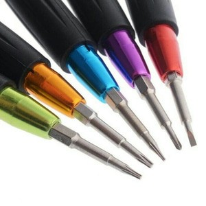 Obeng Screw Driver Set 5 Pcs Coulor Full NEW 5228 Termurah