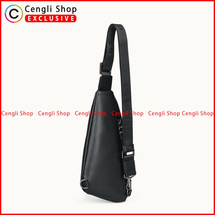 TAS SELEMPANG PRIA EVERBEST SLING BAG ORIGINAL BRANDED ASLI HITAM EM18