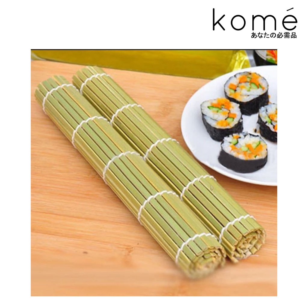 Tikar Bambu Sushi Penggulung Alas Gulung Sushi Rotan / Sushi Roller Murah