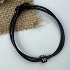[GROSIR TERMURAH!] GELANG INISIAL HURUF DADU TALI SATIN / KOREA DAN GELANG POLOS-GELANG W