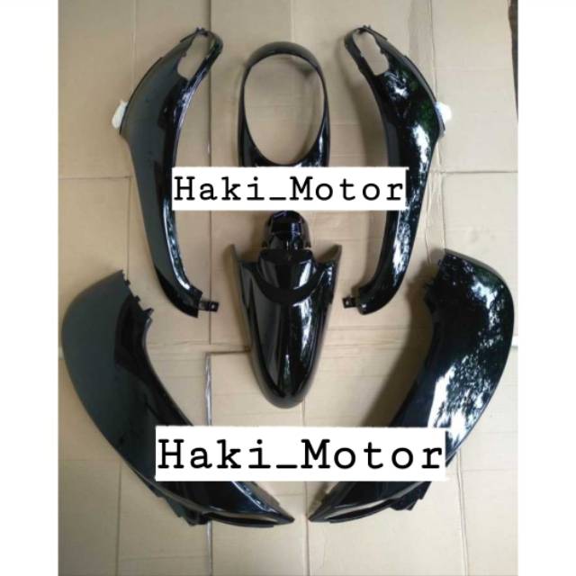 FULL BODY ALUS SCOOPY FI HITAM 2013-2016